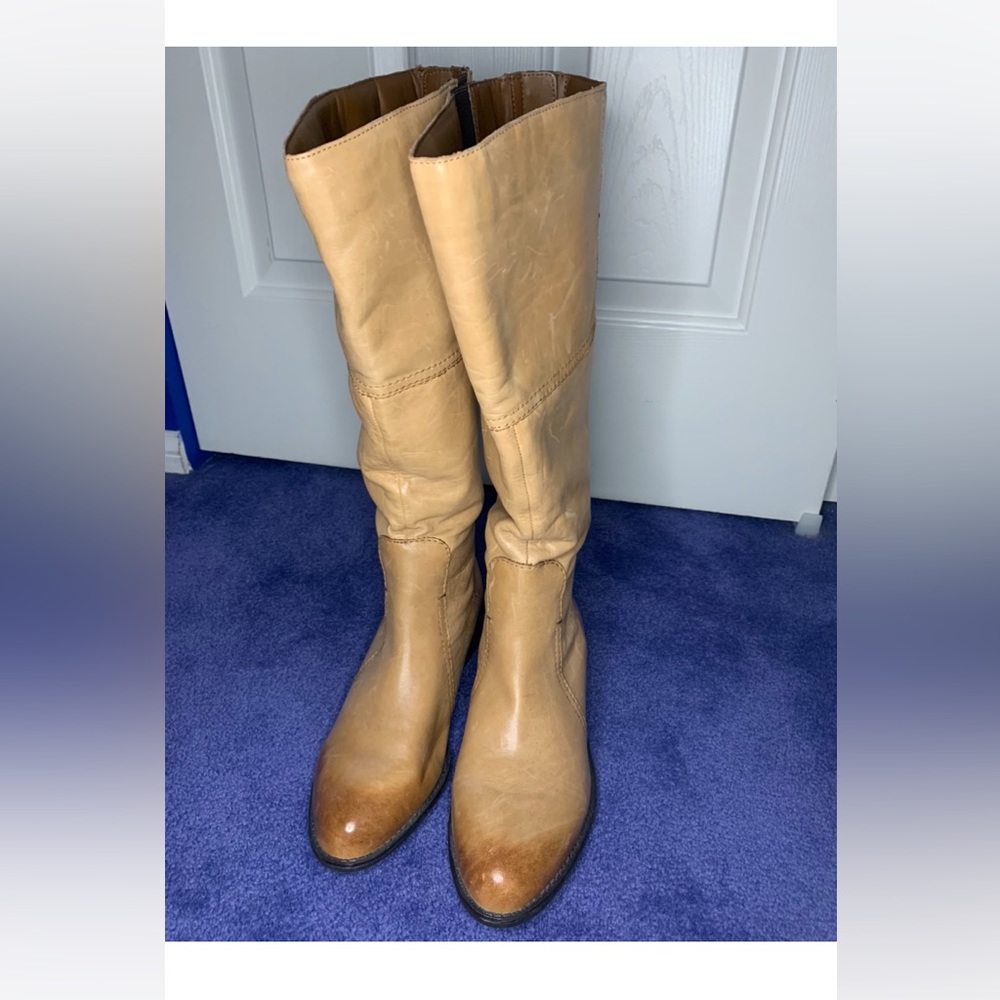 COPY - Franco Sarto wide legged leather boot